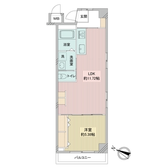 日生戸越マンションの間取図