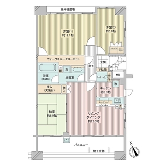 ノブレス新百合ヶ丘フォレストハウスの間取図