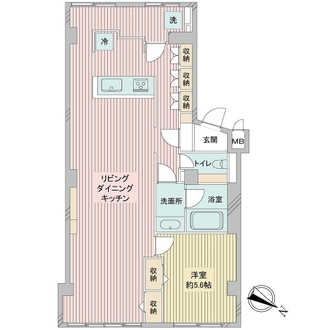 池田山ロイヤルマンションの間取図