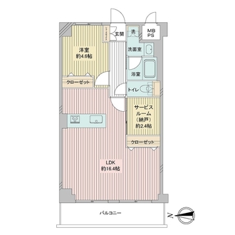 コープ野村大塚の間取図