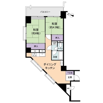ダイヤリッジ常盤平の間取図