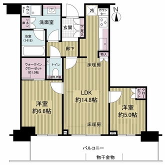 グランドメゾン新梅田タワーＴＨＥ　ＣＬＵＢ　ＲＥＳＩＤＥＮＣＥの間取図