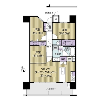 レジアス大橋の間取図