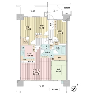 鎌倉グランマークスの間取図