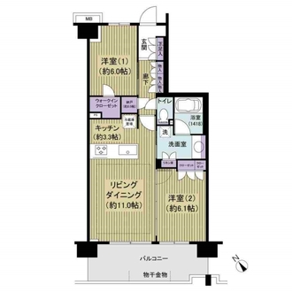 プレシス幕張本郷の間取図