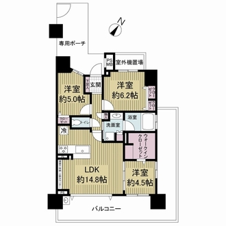 ライオンズ放出セントアリーナの間取図