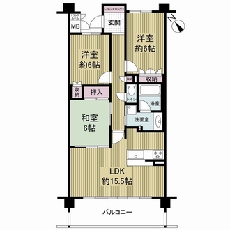 ネバーランド逆瀬川野上の間取図
