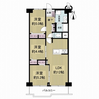 イトーピア鶴見の間取図