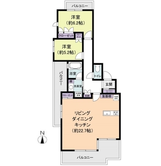 ネクサス室見の間取図