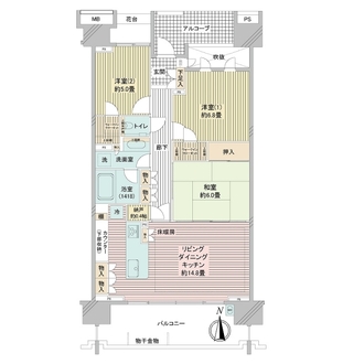 グランドメゾン杉並シーズン6の間取図