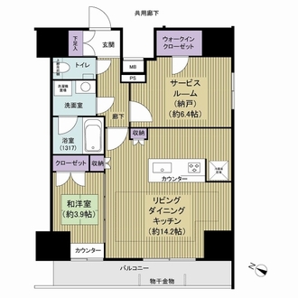 メインステージ十条ＩＩの間取図