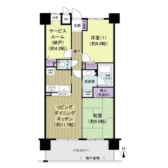 サンシティ尼崎・西難波の間取図