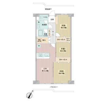 ソフトタウン根岸参番館の間取図