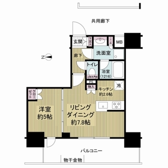 レーベン浅草ＡＹＡＧＩＮＵの間取図