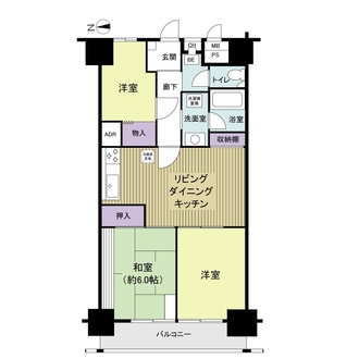 コーシン王子マンションの間取図