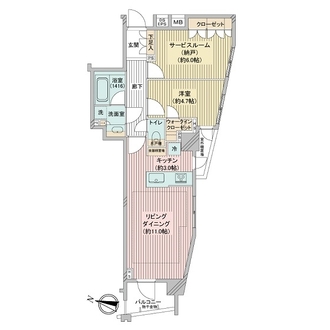 オープンレジデンシア平和台テラスの間取図