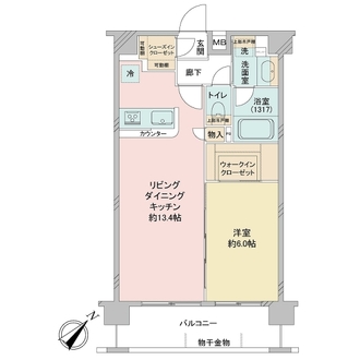 ライドリンク王子神谷の間取図