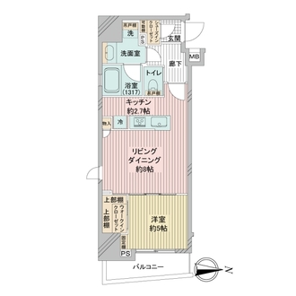 クレイシア秋葉原ラグゼスイートの間取図