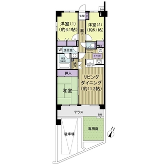 藤和シティホームズ蘇我の間取図