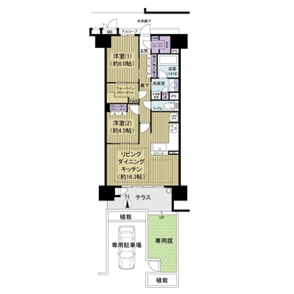 プレイズ新金岡の間取図