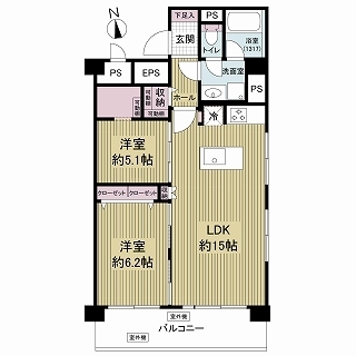 ジュネシオン竜泉の間取図