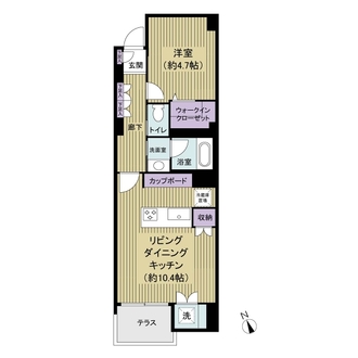 自由ヶ丘フラワーマンションの間取図