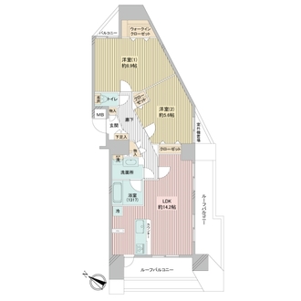セーナ多摩センターの間取図