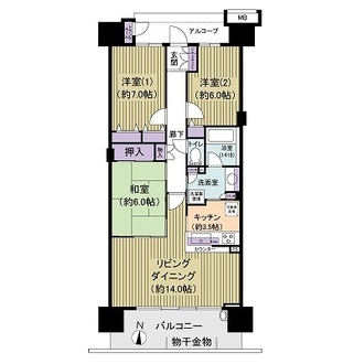 東京フロンティアシティパーク＆パークスの間取図