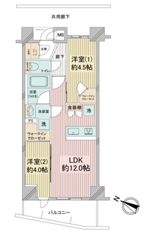 スタジオデン横濱吉野町ＩＩの間取図