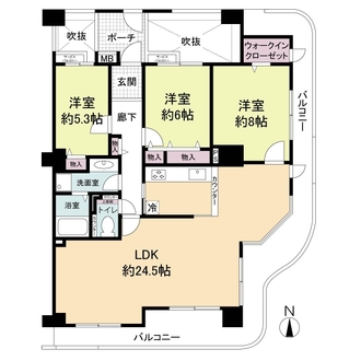 エステスクエア・アクロス大日の間取図