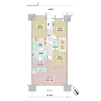 プレミスト湘南辻堂　フォレストフェイスの間取図