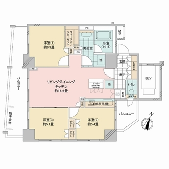 アトラスアベニュー文京大塚の間取図