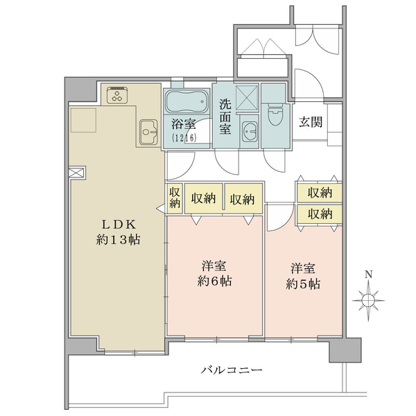 東建ニューハイツ戸塚の間取図