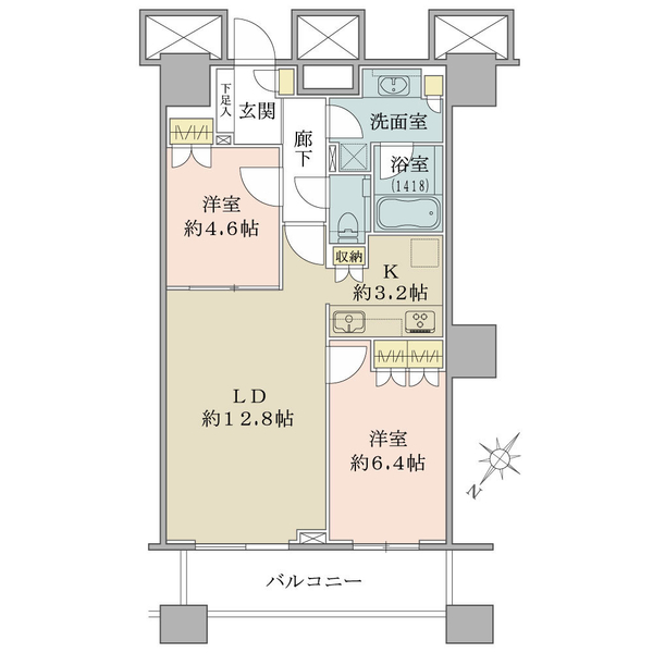 ＴＨＥ　ＴＯＫＹＯ　ＴＯＷＥＲＳの間取図