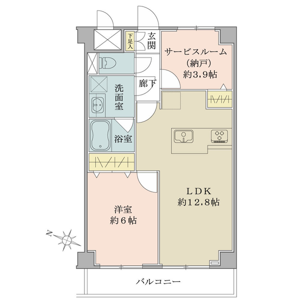 東建ニューハイツ東陽町の間取図
