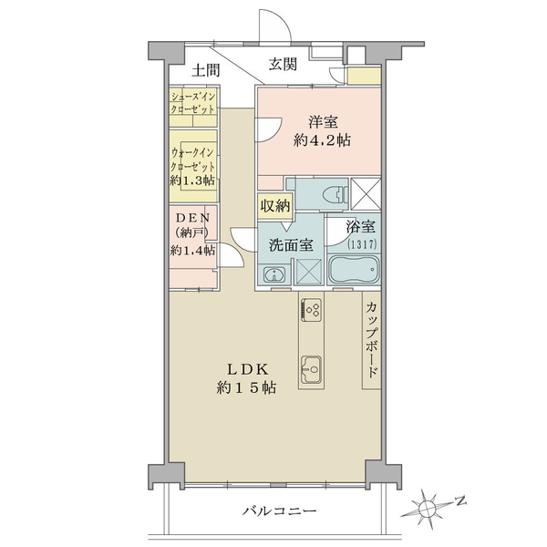 マンション東陽町の間取図
