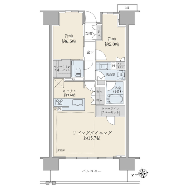 Ｂｒｉｌｌｉａ　Ｃｉｔｙ　西早稲田の間取図