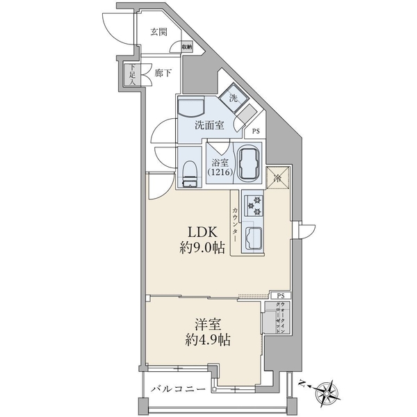 プレセダンヒルズ文京本駒込の間取図