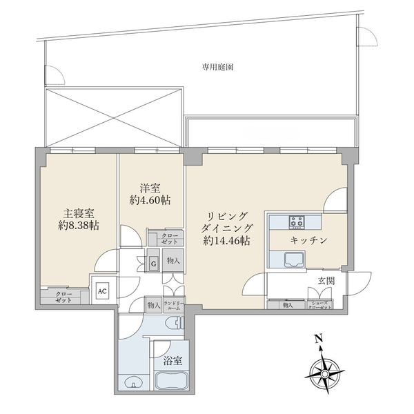 三田グレースの間取図