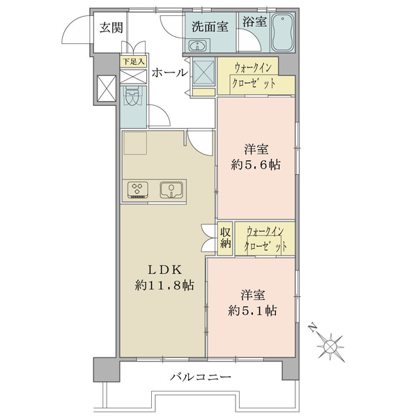 コンドミニアム大森の間取図