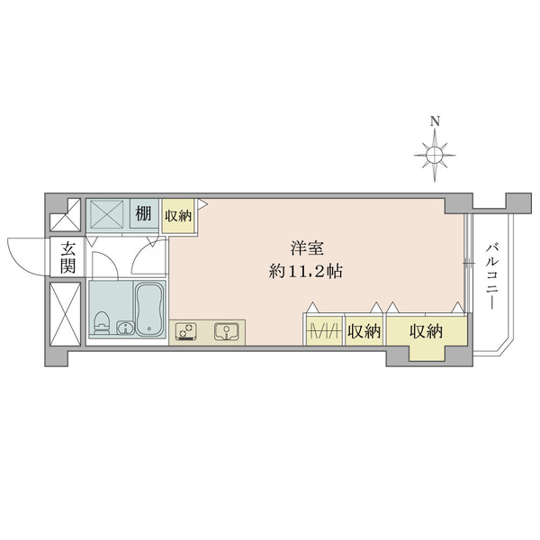 中銀第２小石川マンシオンの間取図