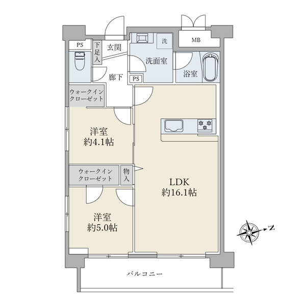 三田ナショナルコートの間取図