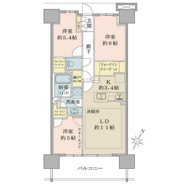 ＳＨＩＮＴＯ　ＣＩＴＹ（シントシティ）の間取図