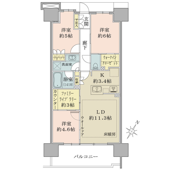 ＳＨＩＮＴＯ　ＣＩＴＹ（シントシティ）の間取図