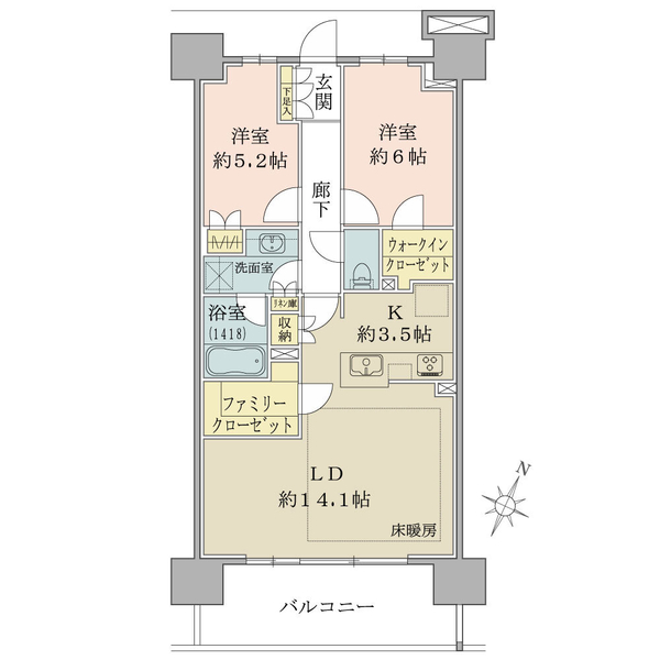 ＳＨＩＮＴＯ　ＣＩＴＹ（シントシティ）の間取図
