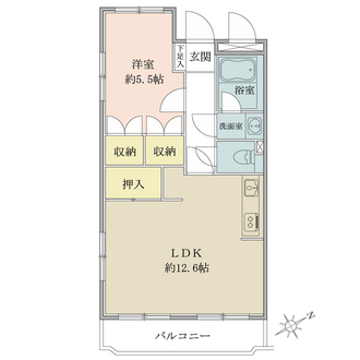 希望ヶ丘ダイヤモンドマンションの間取図
