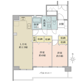 東建ニューハイツ戸塚の間取図