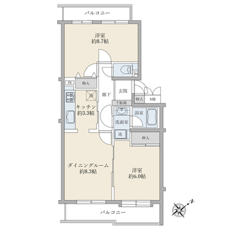 クレスト習志野の間取図