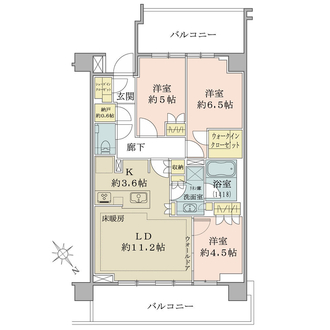 Ｂｒｉｌｌｉａ日吉三丁目／ブリリア日吉三丁目の間取図