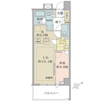 Ｂｒｉｌｌｉａ日吉三丁目の間取図